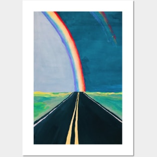 Rainbow Road Posters and Art